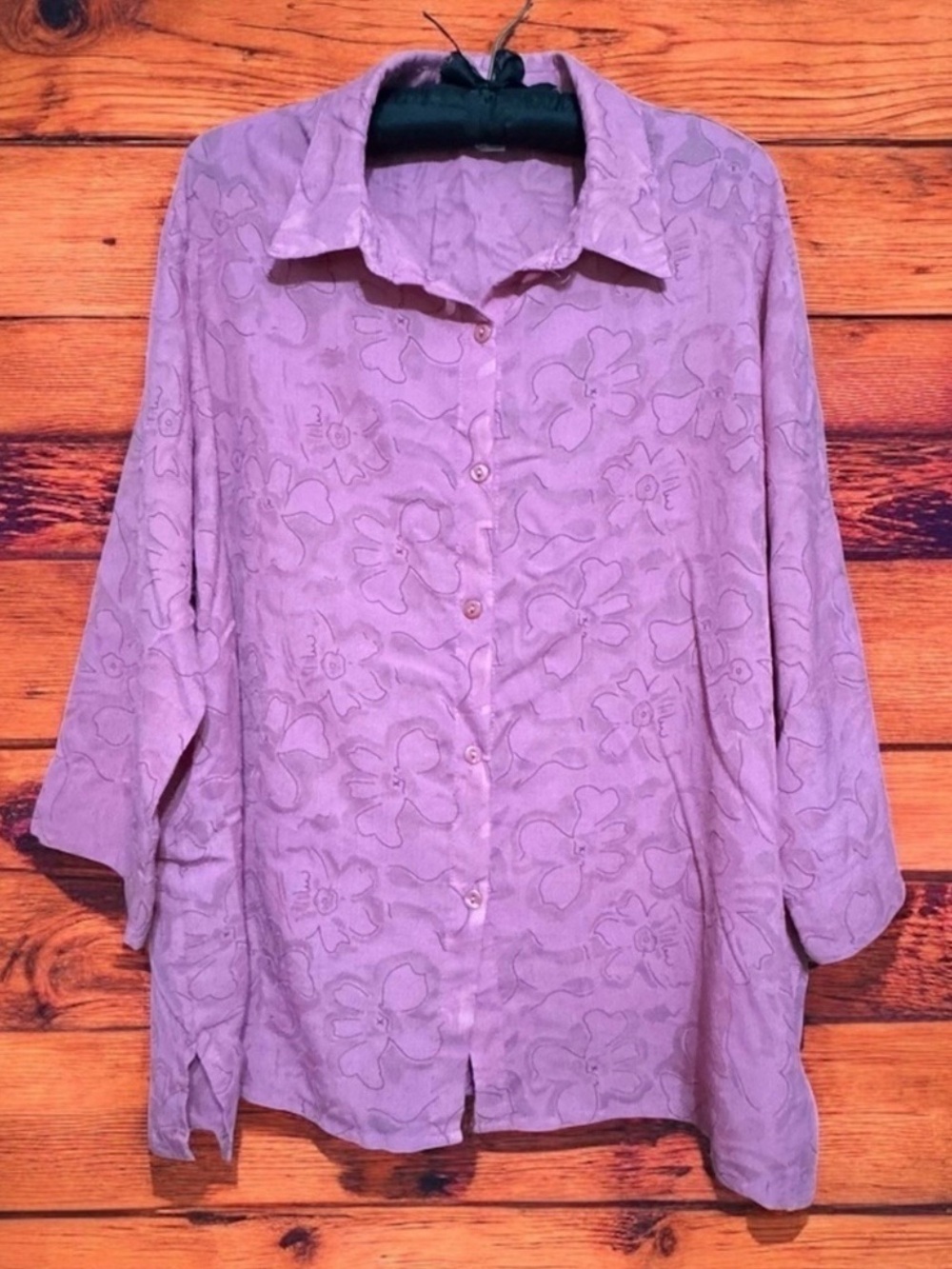 ADRIAN DELAFIELD SEMI SHEER BLOUSE SIZE XX